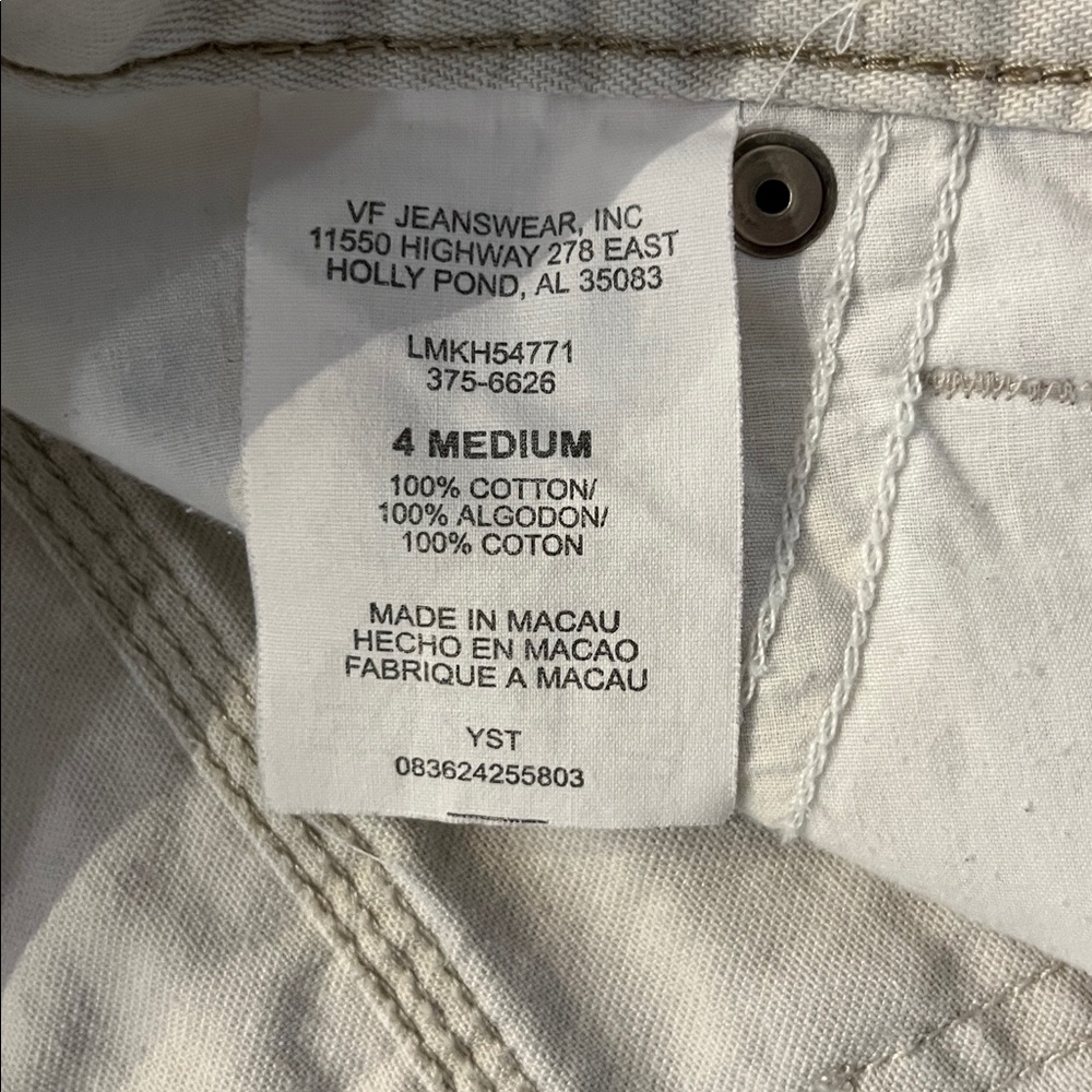 Lee Women's Light Beige Utility Shorts - Picture 3 of 6